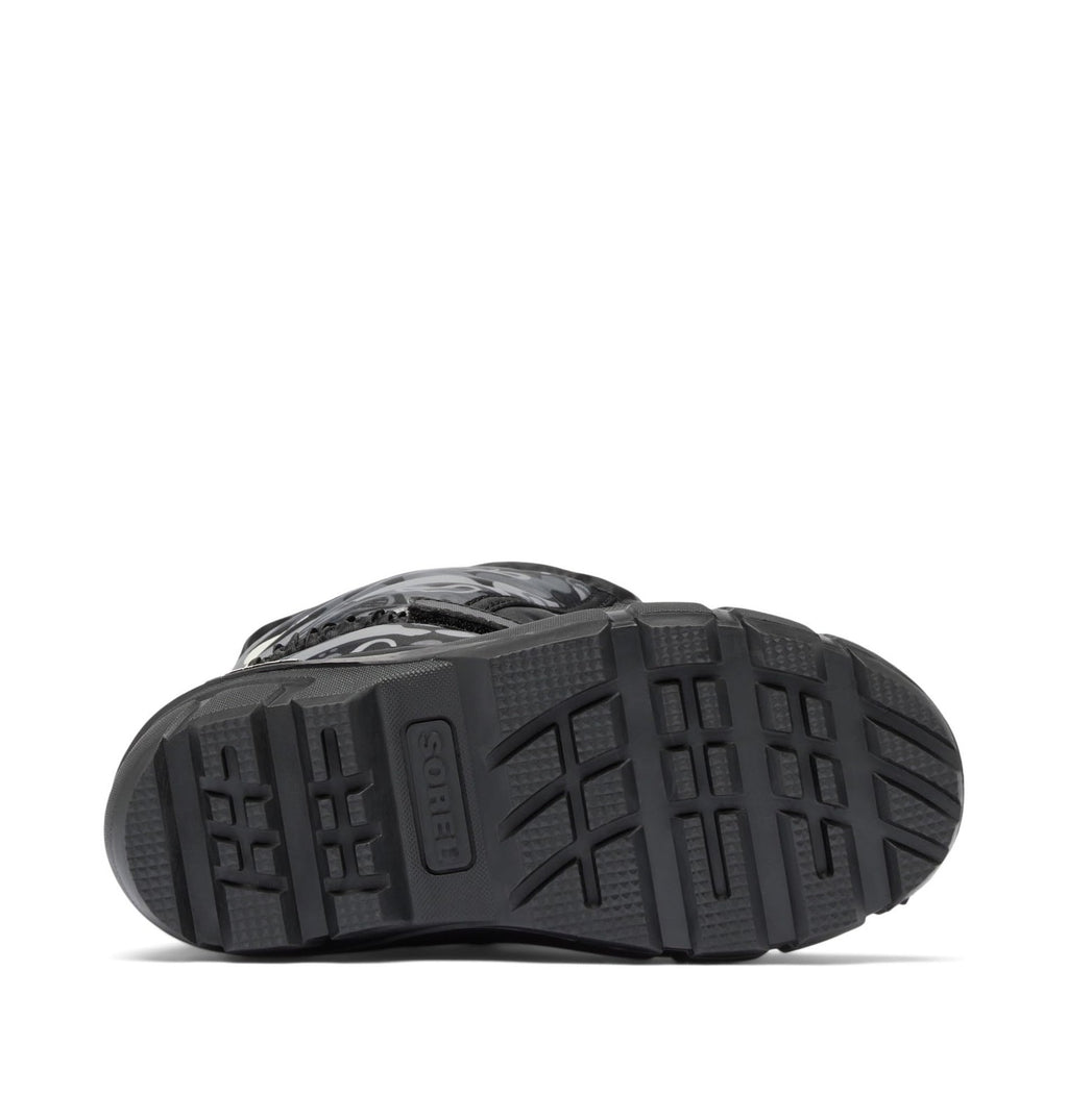 SOREL Children's Flurry Boot - Black, Quarry - 8