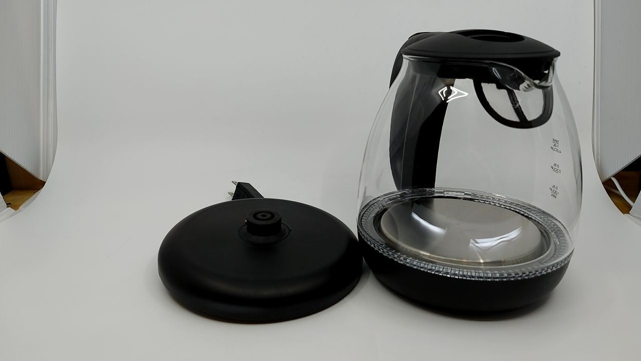 Elite Gourmet Kettle 1.1 Qt Glass 1100W Cordless w/ Temperature Control