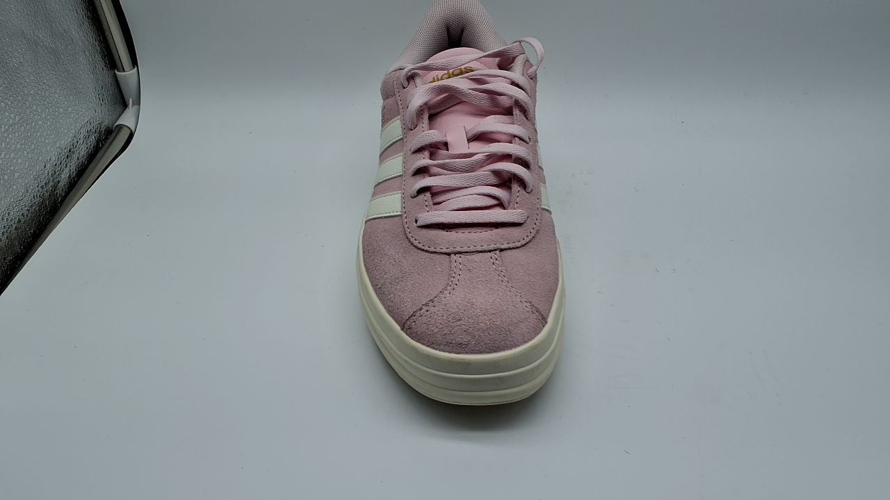 adidas Women's VL Court Bold, Clear Pink/White/Black, 6.5