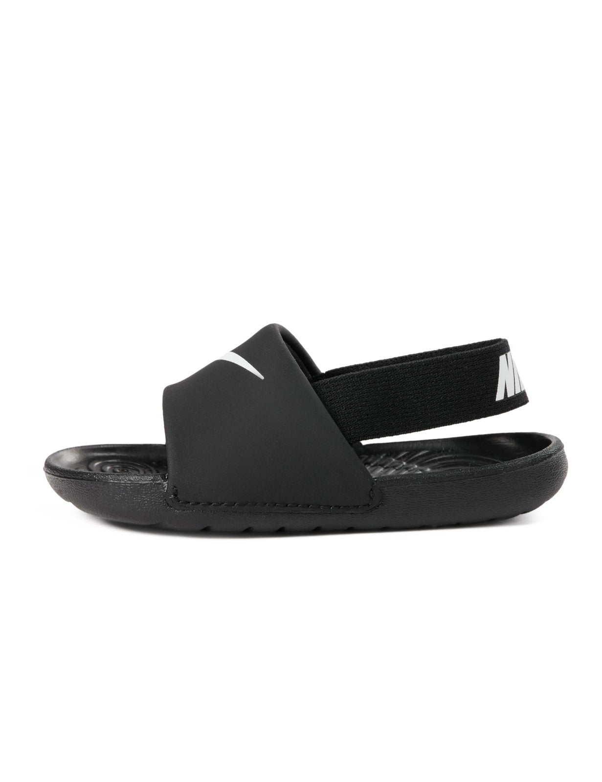 Nike Baby/Toddler Kawa Slides, Black/White-White-White, 10C