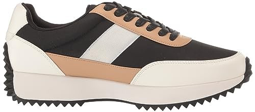 DV Dolce Vita Womens Bettie Sneaker, Black White, 5.5 US