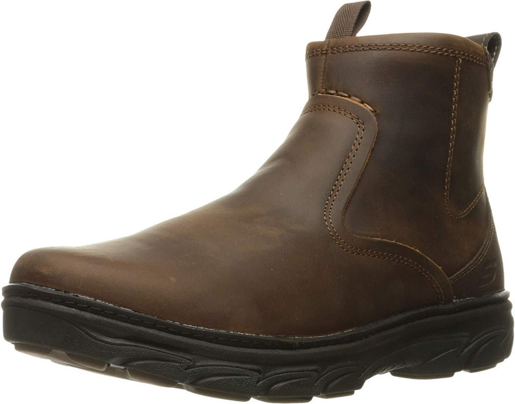 Skechers Resment-Korver Chelsea Hiking Boot 11.5 X-Wide Dark Brown