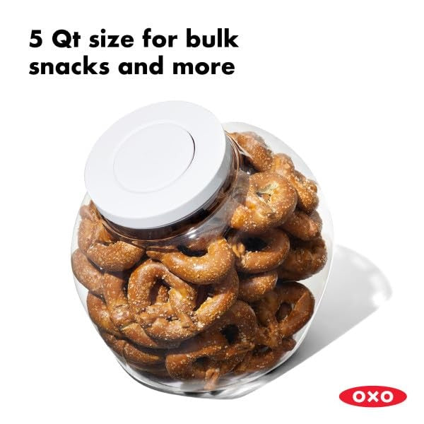 OXO POP Large Jar 5 Qt - Airtight Food Storage for Cookies & More