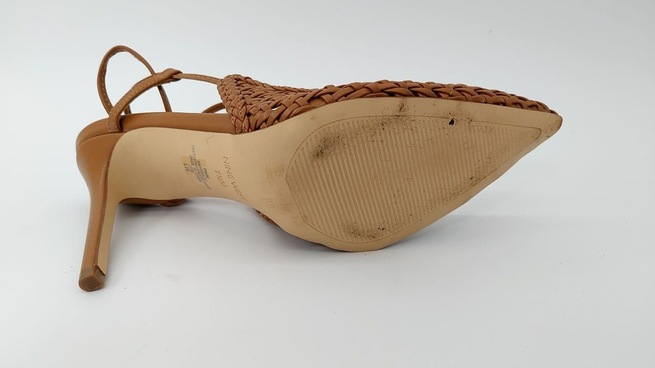 Fessla Pumps by Nine West, Medium Brown 211, Women's Size 7.5