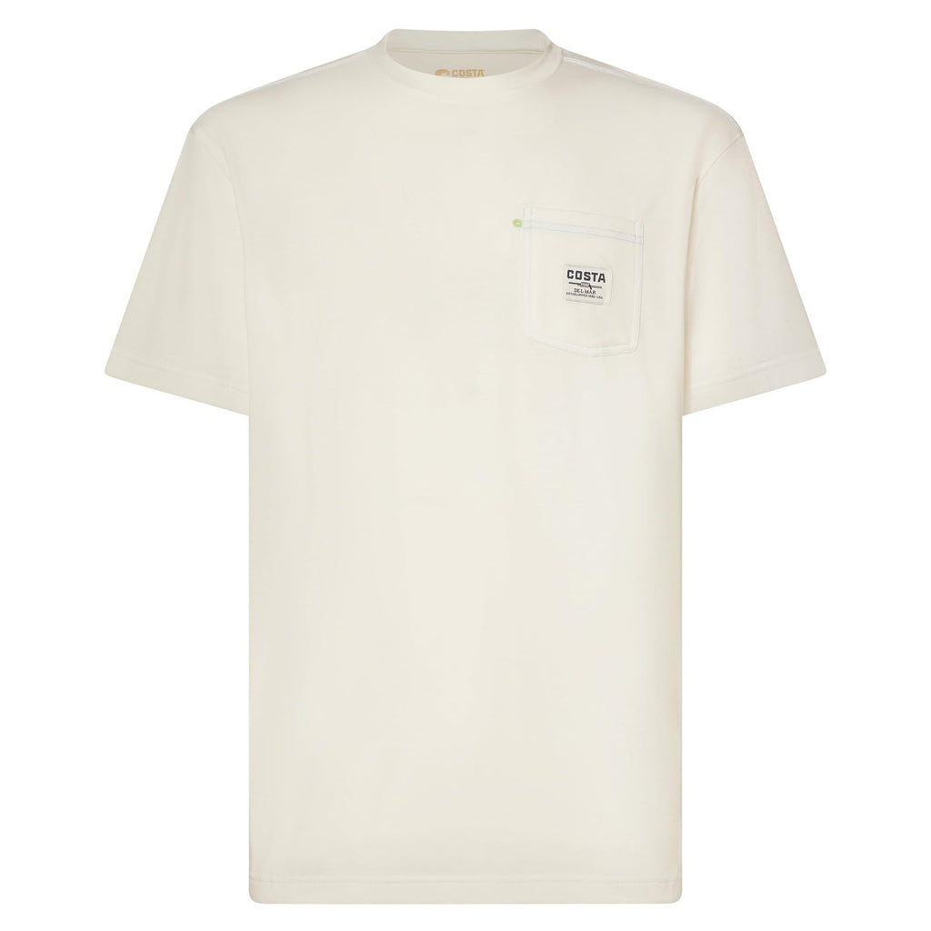 Costa Del Mar Mens Short Sleeve Pocket T-Shirt, Sail, X-Large Blue