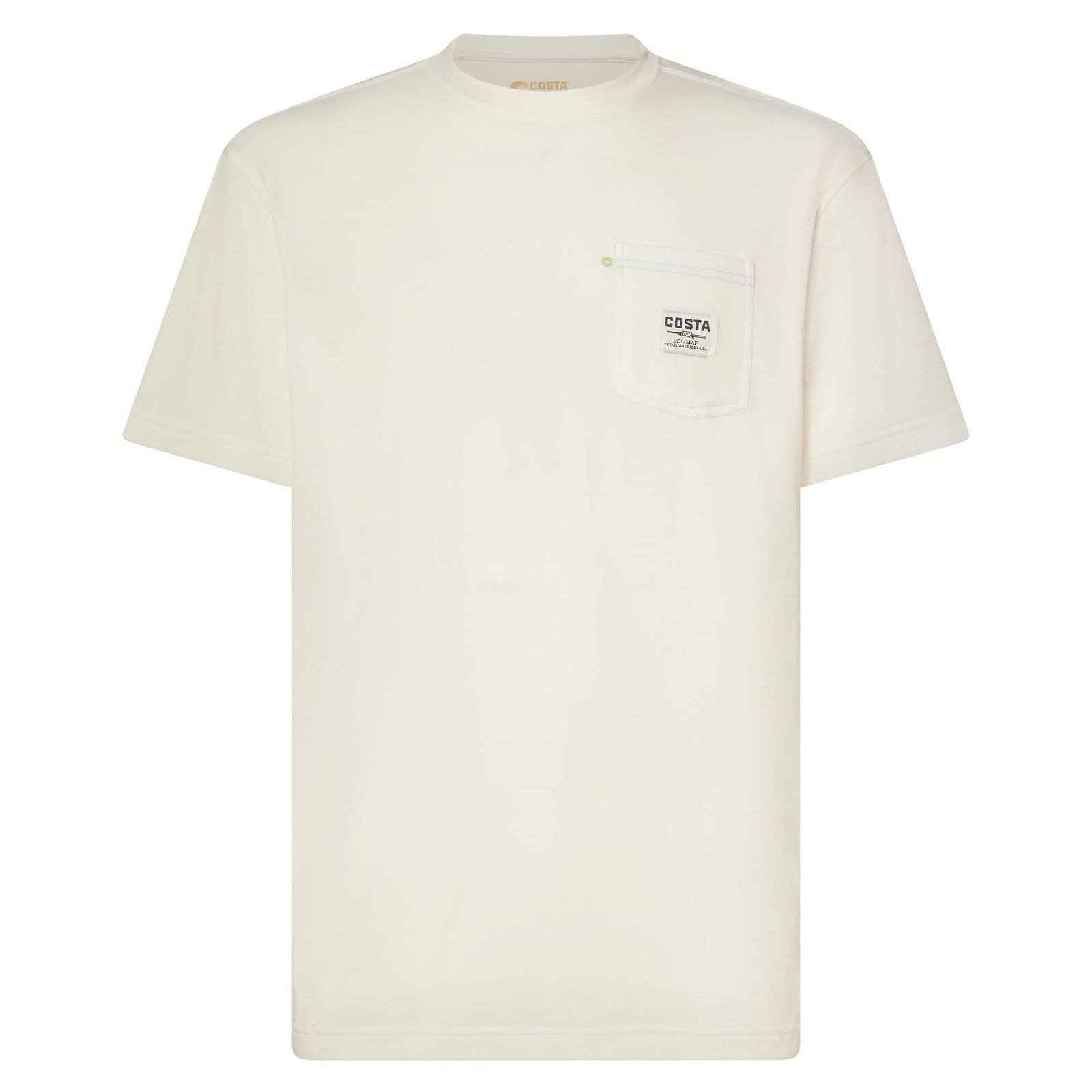 Costa Del Mar Mens Short Sleeve Pocket T-Shirt, Sail, X-Large Blue