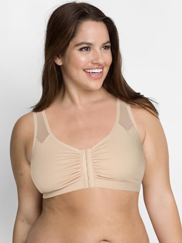 Women's 38 Sand Sport Bra w/ Mesh Straps by Fruit of the Loom