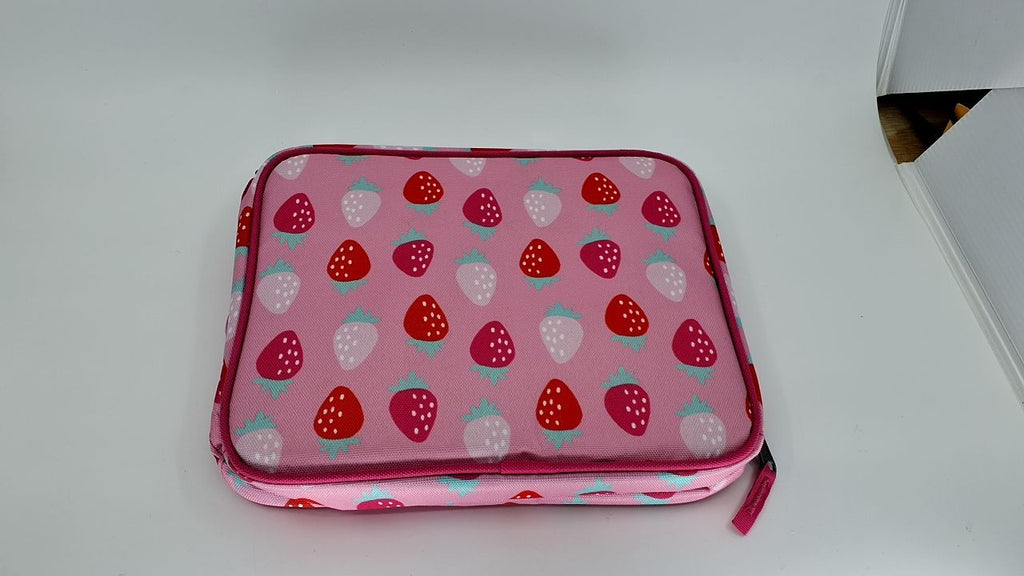 ECOFREEZE Sweet Strawberry Lunch Box PackIt Collapsible & Zip Closure