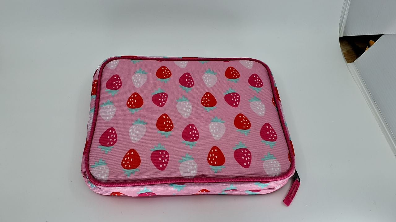 ECOFREEZE Sweet Strawberry Lunch Box PackIt Collapsible & Zip Closure