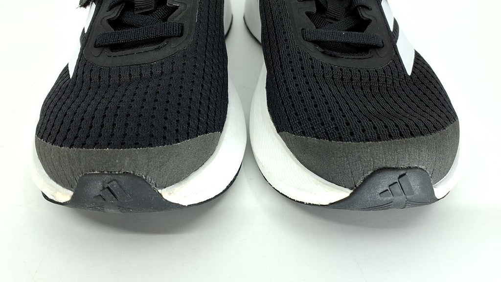 adidas Duramo SL Elastic Lace Sneakers, Core Black/White, Size 1 Kid