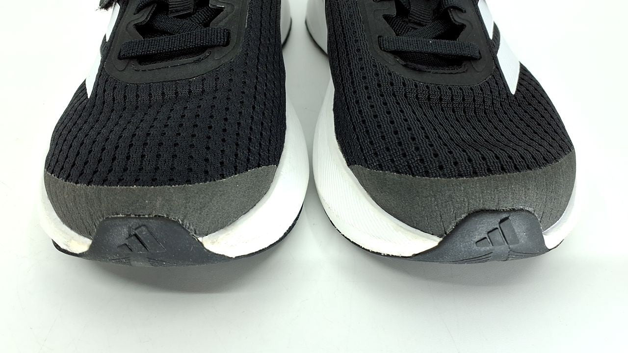 adidas Duramo SL Elastic Lace Sneakers, Core Black/White, Size 1 Kid