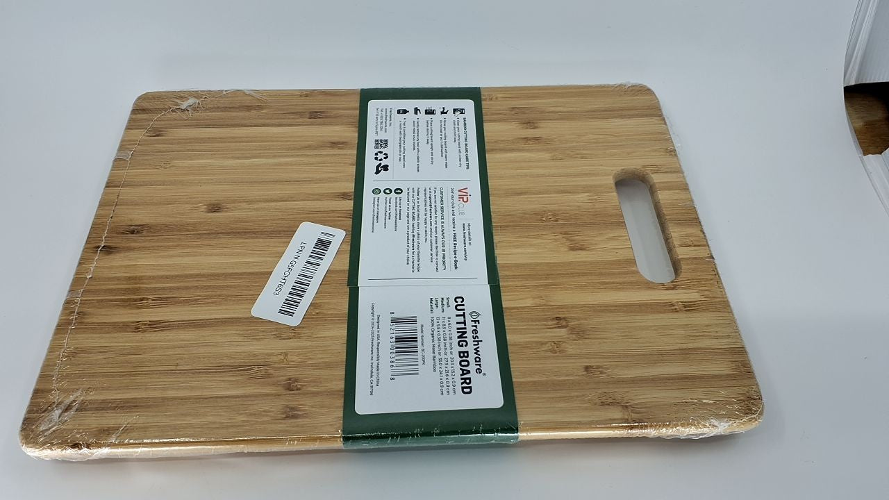 Bamboo Cutting Boards Set of 3 for Meat, Veggies, Cheese - Knife Friendly
