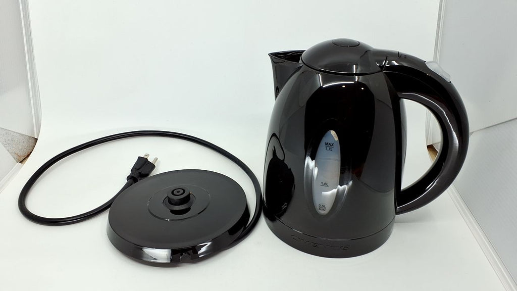 OVENTE 1.7L Electric Kettle, Fast Boiling, Removable Filter, Black