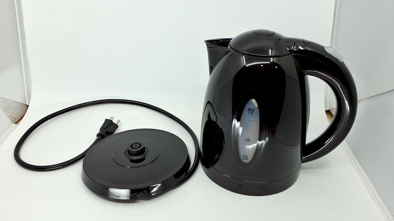 OVENTE 1.7L Electric Kettle, Fast Boiling, Removable Filter, Black