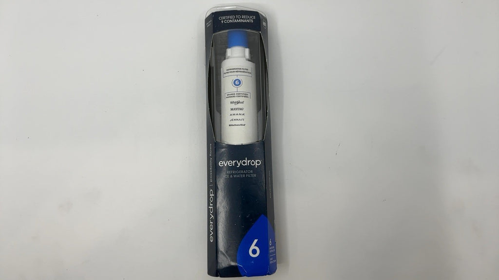 Whirlpool EDR6D1 Ice & Water Refrigerator Filter, Single-Pack, White
