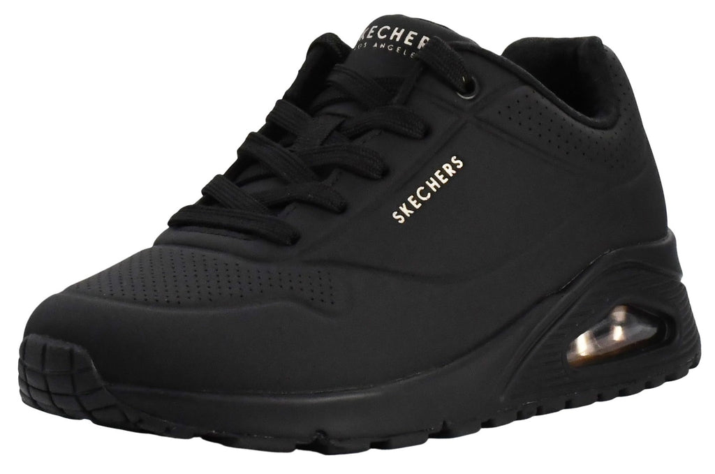 Skechers Women's Stand On Air Sneakers, Black, 9.5 W, Air-Cooled