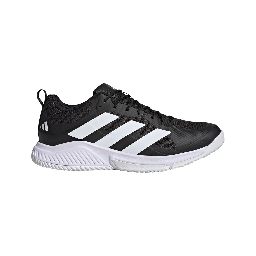 adidas Men's Court Team Bounce 2.0 Indoor Shoe, Black/White/Black, 13 - Image 2