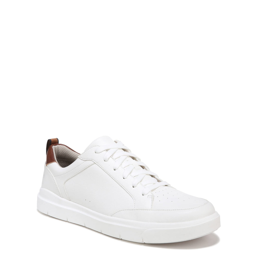 Dr. Scholl's Mens Catch Thrills Lace Up Casual Sneaker White Smooth 11.5 M - Image 1