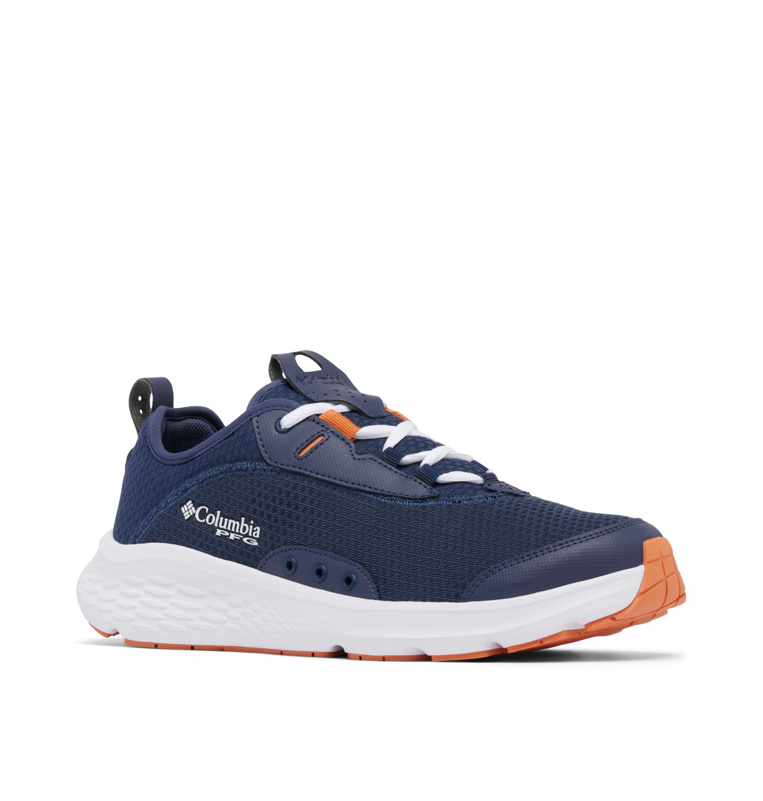 Columbia Mens PFG Castback Non Slip Boat Shoe, Nocturnal/Dusty Orange, 11 - Image 1