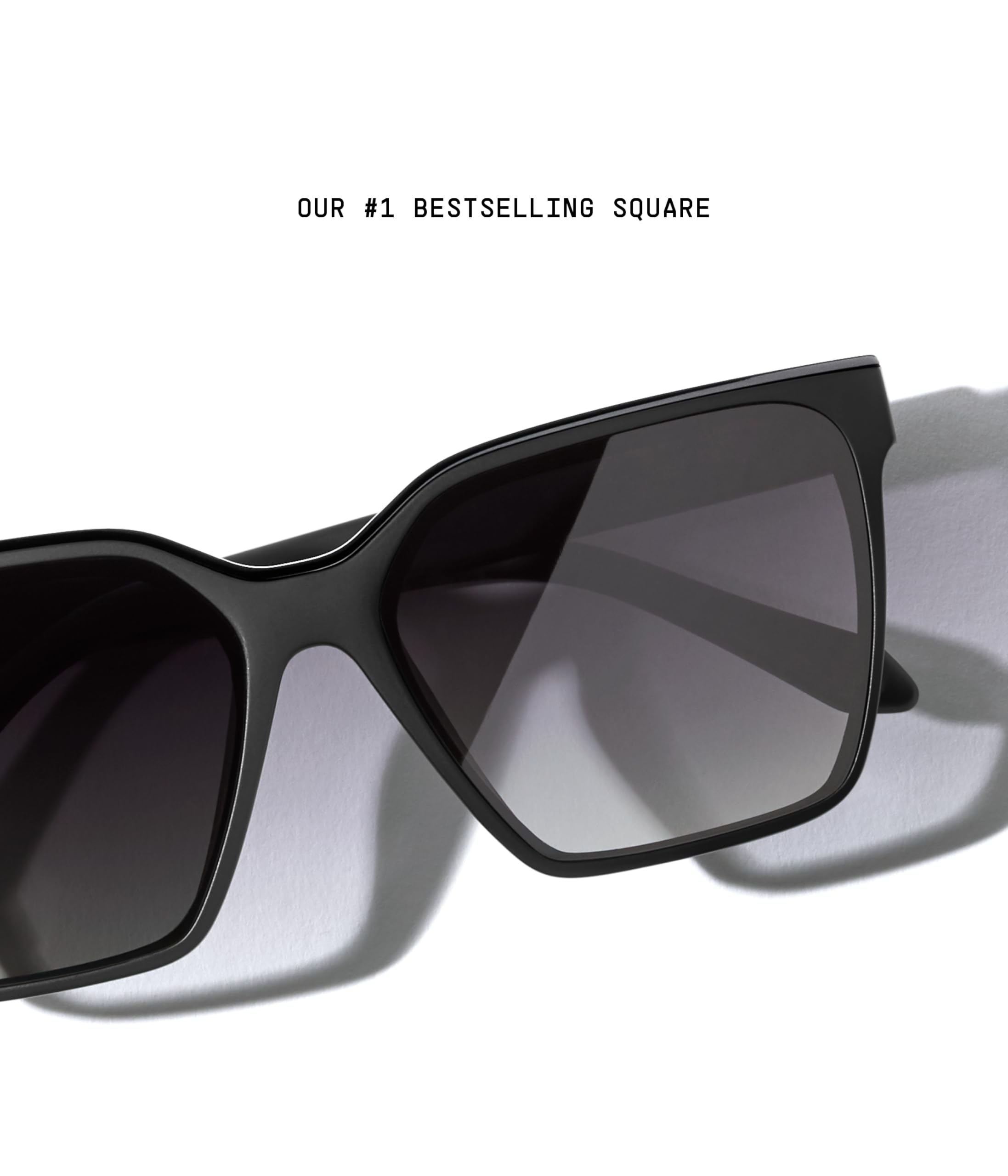 Quay - Womens Sunglasses, Polarized Square Lenses with UV Protection, Oversized Sunglasses (Level Up, Black) - Image 3
