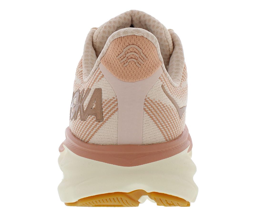 HOKA ONE ONE Clifton 9 Womens Shoes Size 8, Color: Sandstone/Cream - Image 4