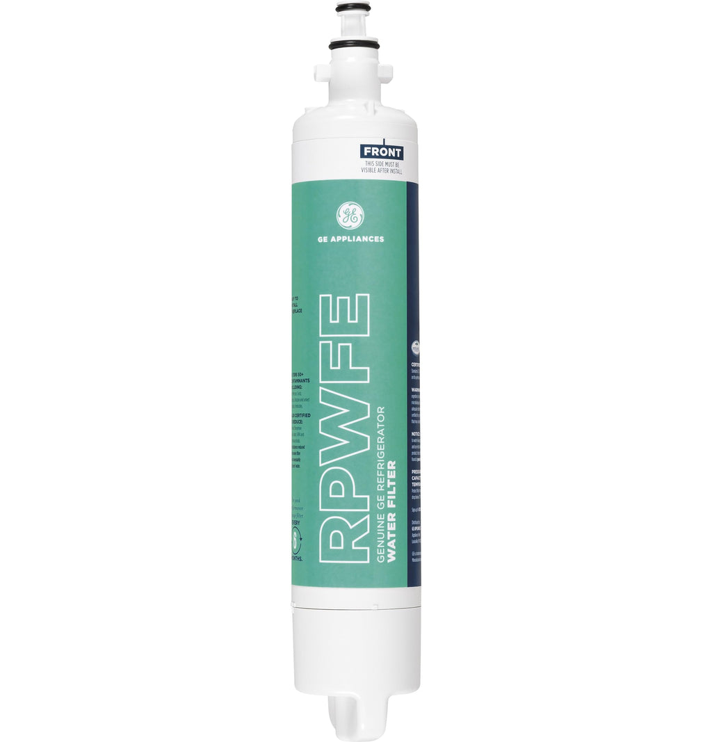 GE RPWFE Refrigerator Water Filter, Genuine Replacement Filter, Certified to Reduce Lead, Sulfur, and 50+ Other Impurities, Replace Every 6 Months for Best Results, Pack of 1 - Image 1