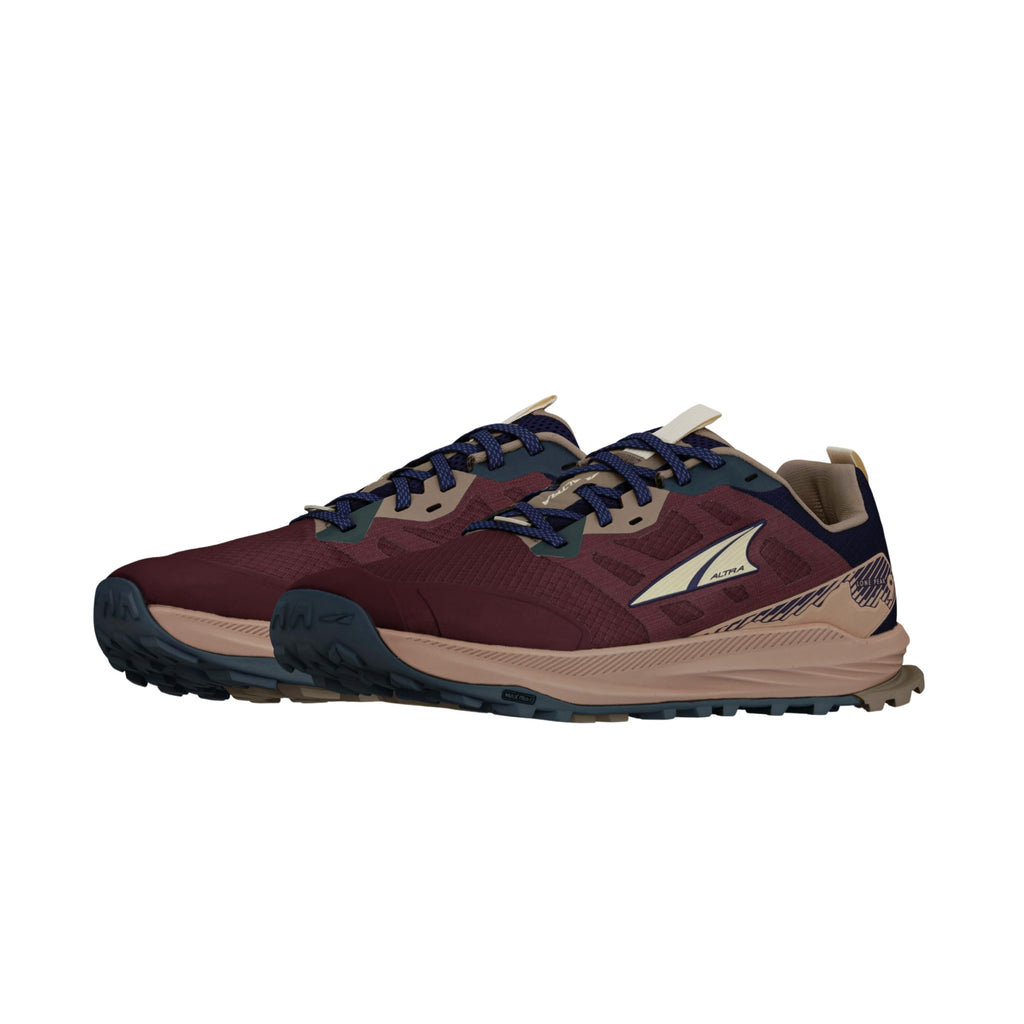 ALTRA Men's Lone Peak 9 Trail Running Shoe, Maroon, 12