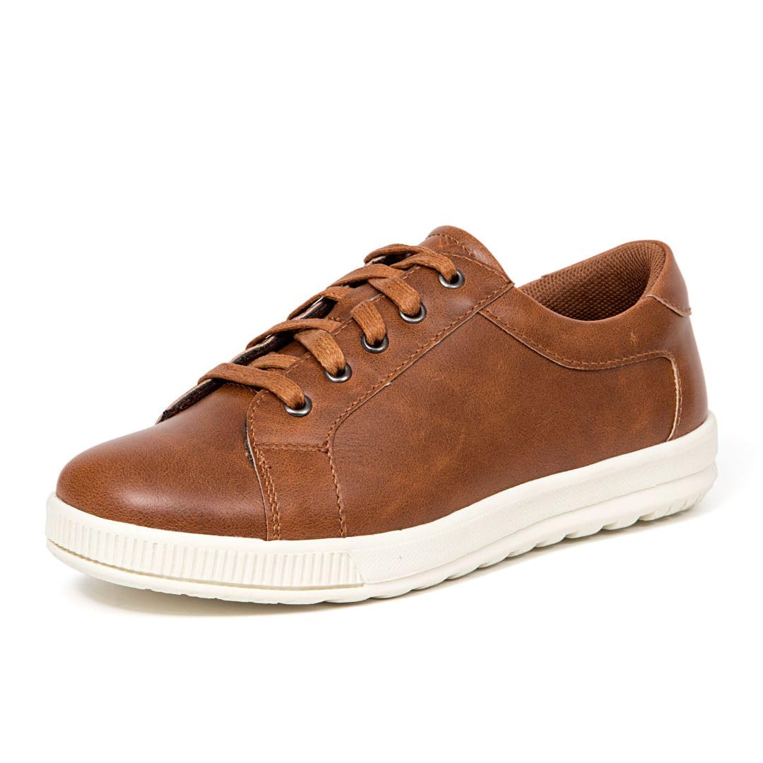 Deer Stags Boys' Kane Dress Fashion Sneaker in Dark Tan / 1.5 Little Kid - Image 1