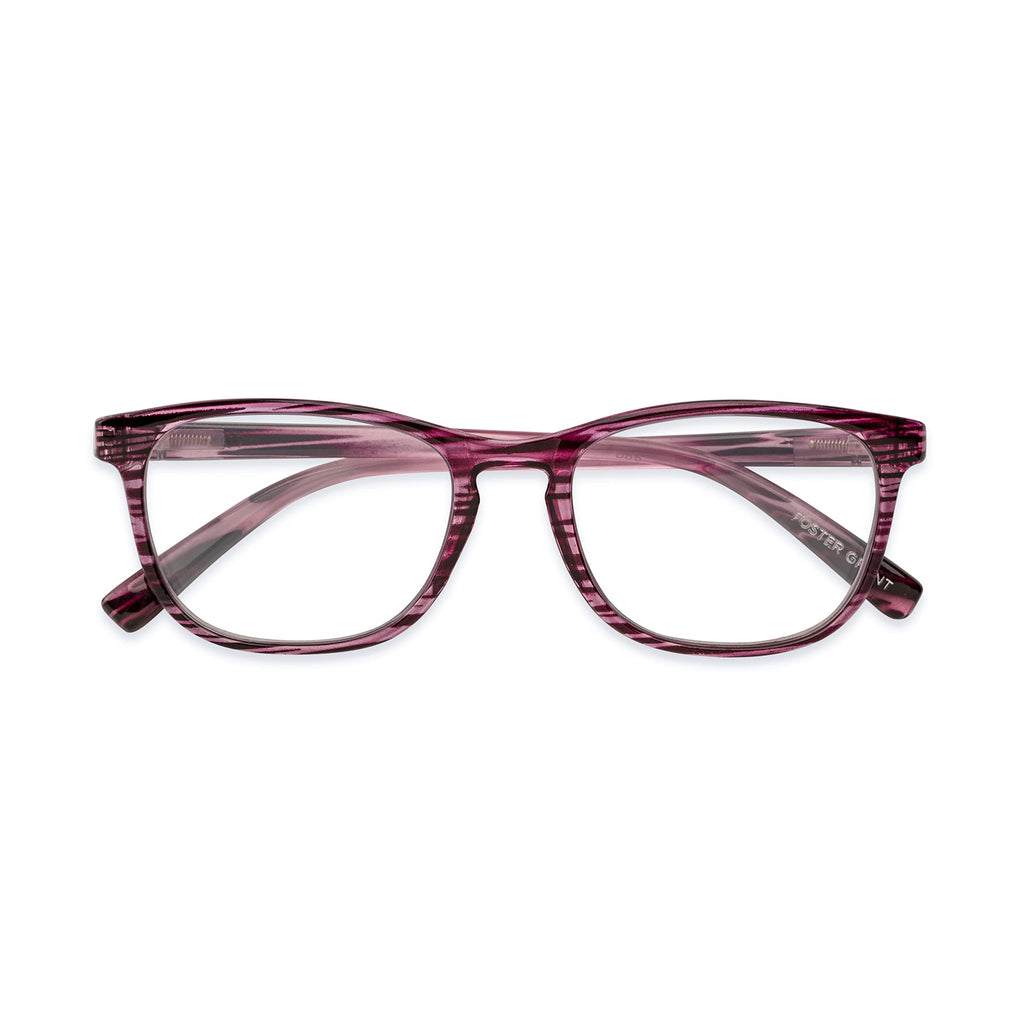 Foster Grant womens Elana Pop of Power Bifocal Style Blue Light Reading Glasses, Purple, 53mm US - Image 4