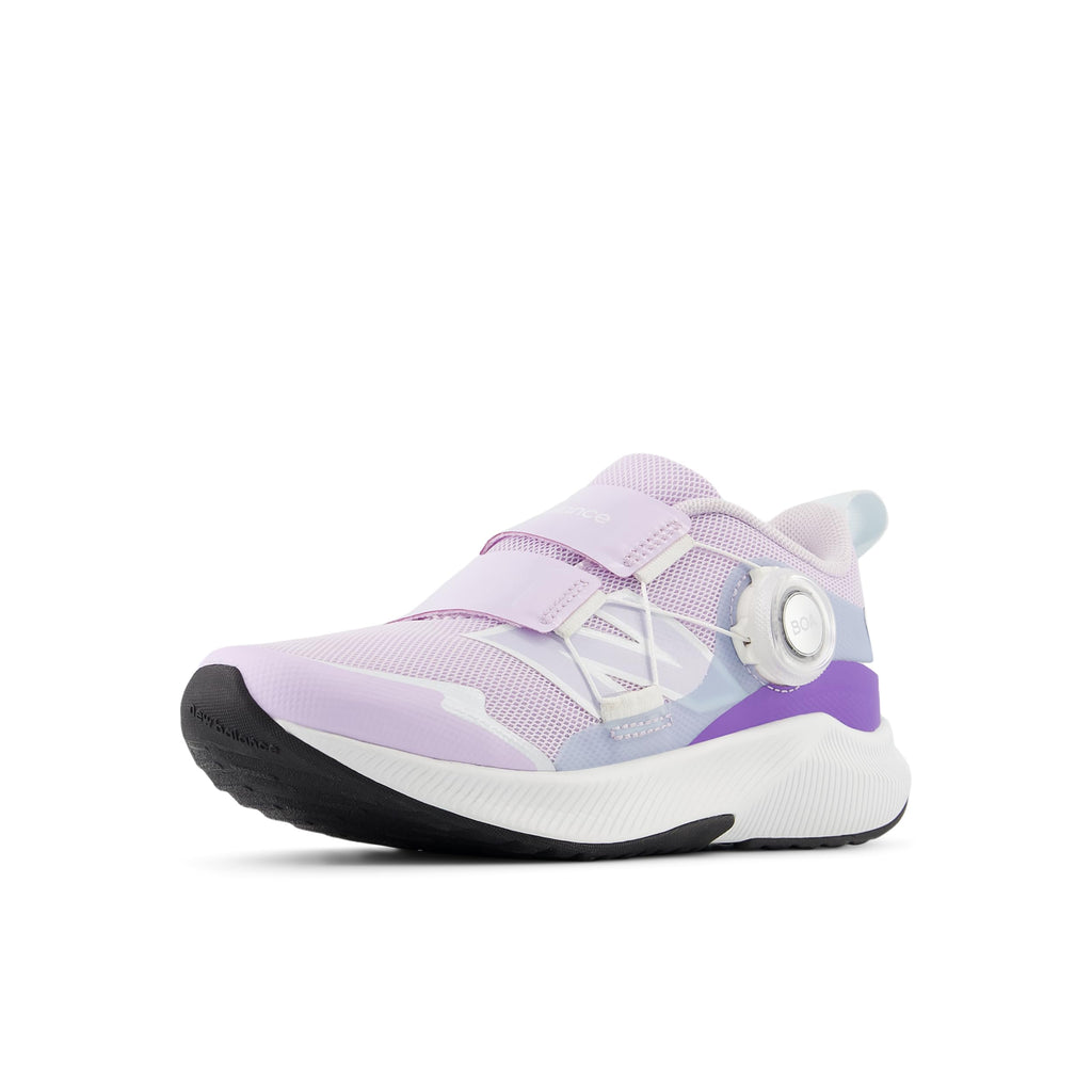 New Balance Kid's DynaSoft Reveal V4 BOA Running Shoe, Milk Violet/Frosted Glass/Violet Crush, 2.5 M Little Kid - Image 1