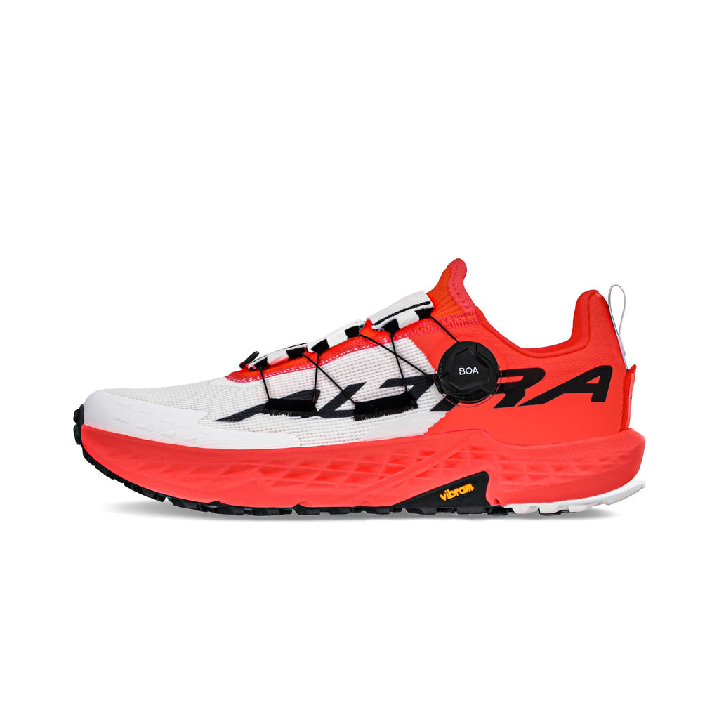 ALTRA Women's TIMP 5 BOA Trail Running Shoe, White/Coral, 7.5 - Image 1