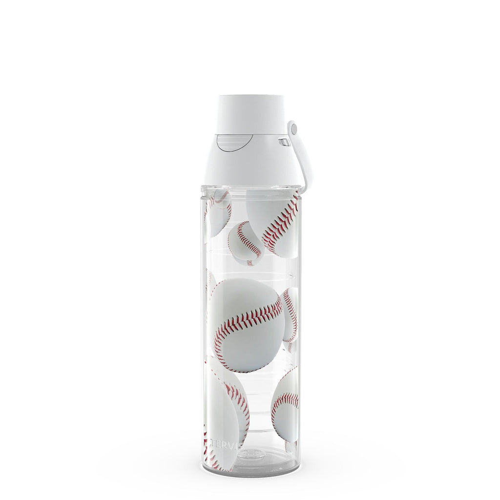 Tervis Baseballs Made in USA Double Walled Insulated Tumbler Travel Cup Keeps Drinks Cold & Hot, 24oz Venture Lite Water Bottle, Classic - Image 1