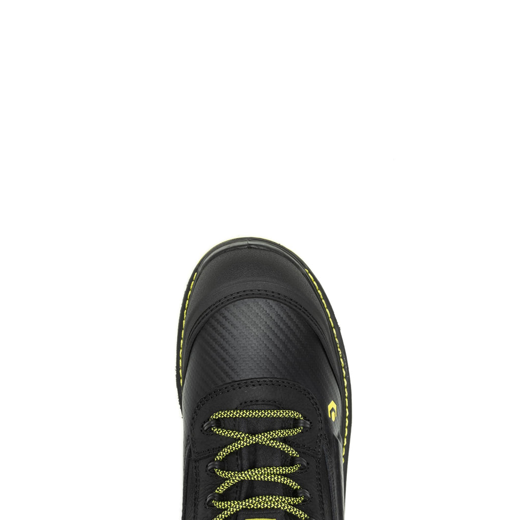 Wolverine Men's Overpass 6" Mid Composite Toe Waterproof Work Boot Construction, Black/Lime, 13 X-Wide - Image 10