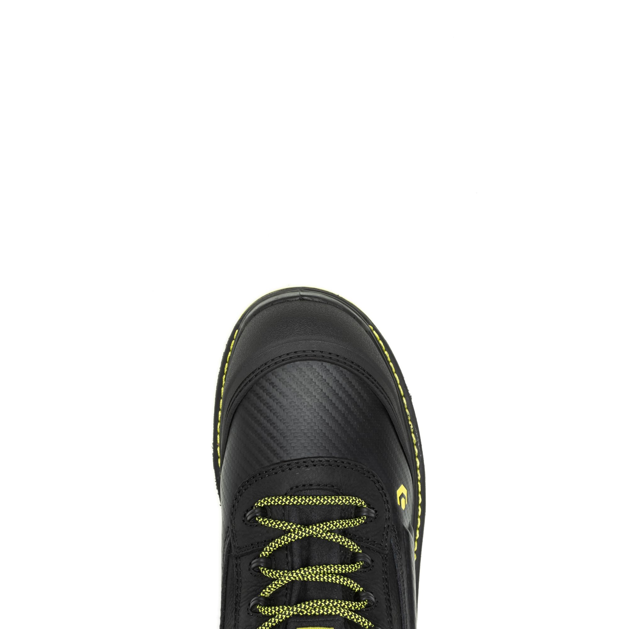 Wolverine Men's Overpass 6" Mid Composite Toe Waterproof Work Boot Construction, Black/Lime, 13 X-Wide - Image 10