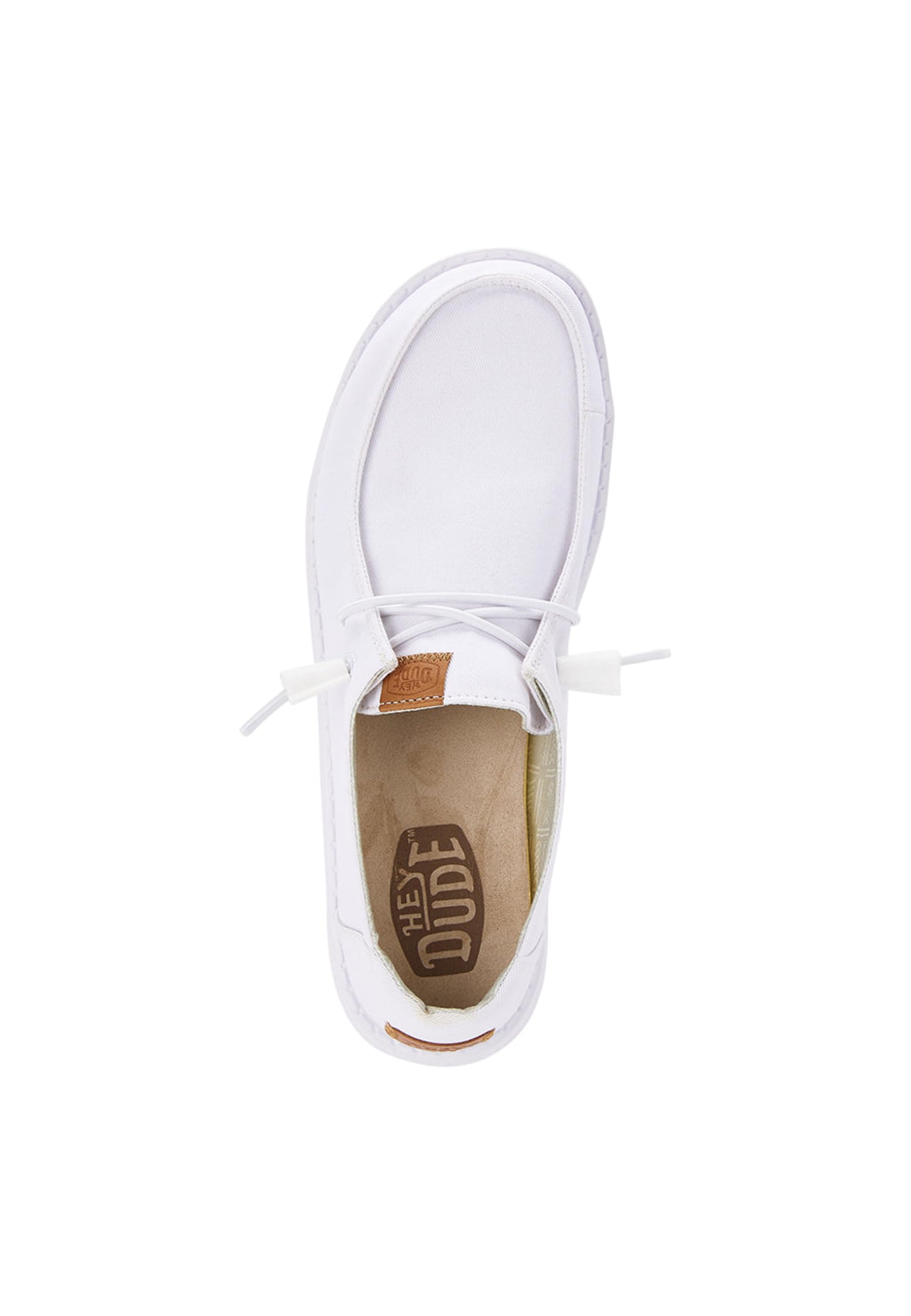 HEYDUDE Women's Wendy Canvas White - Image 4