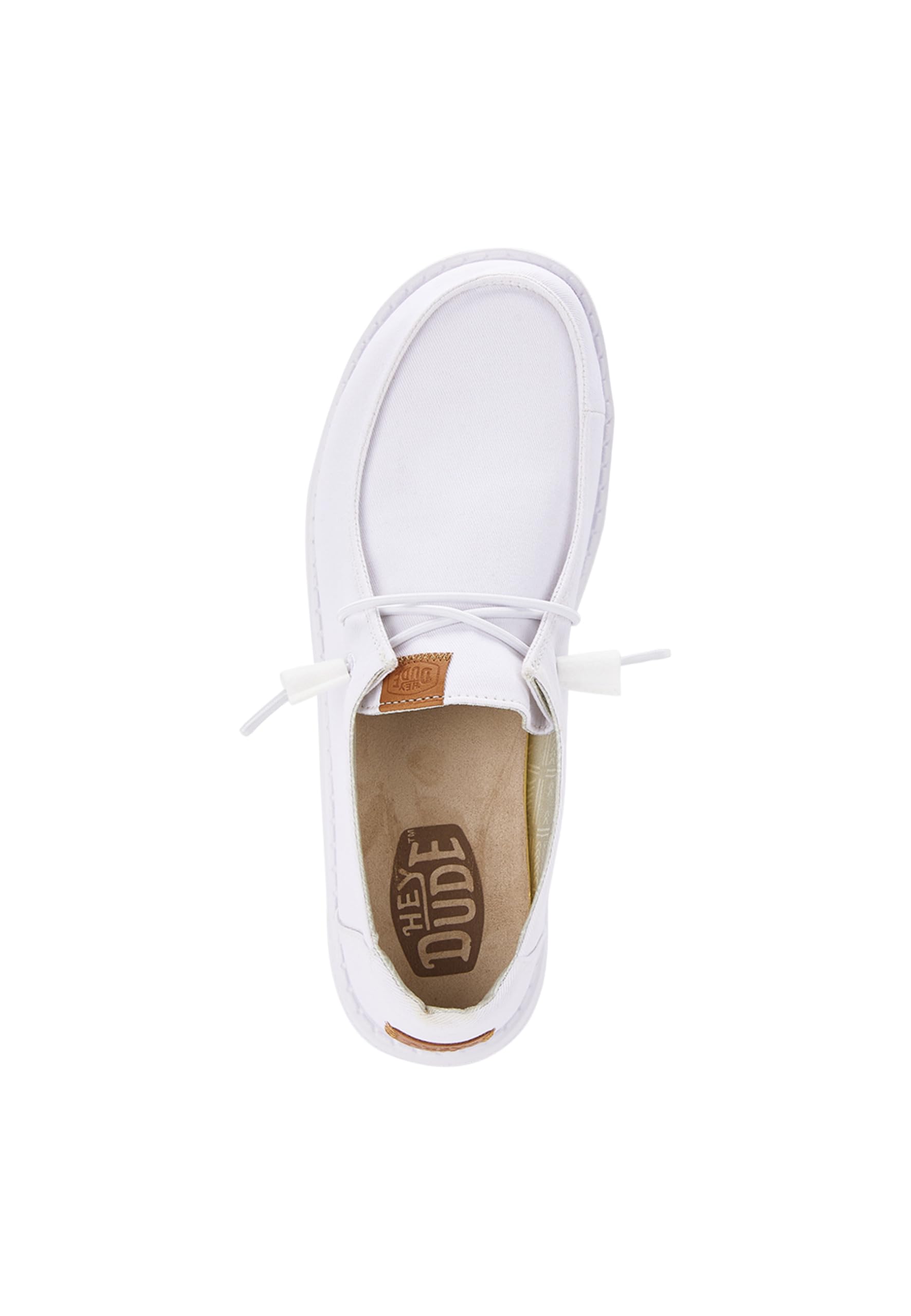 HEYDUDE Women's Wendy Canvas White - Image 4