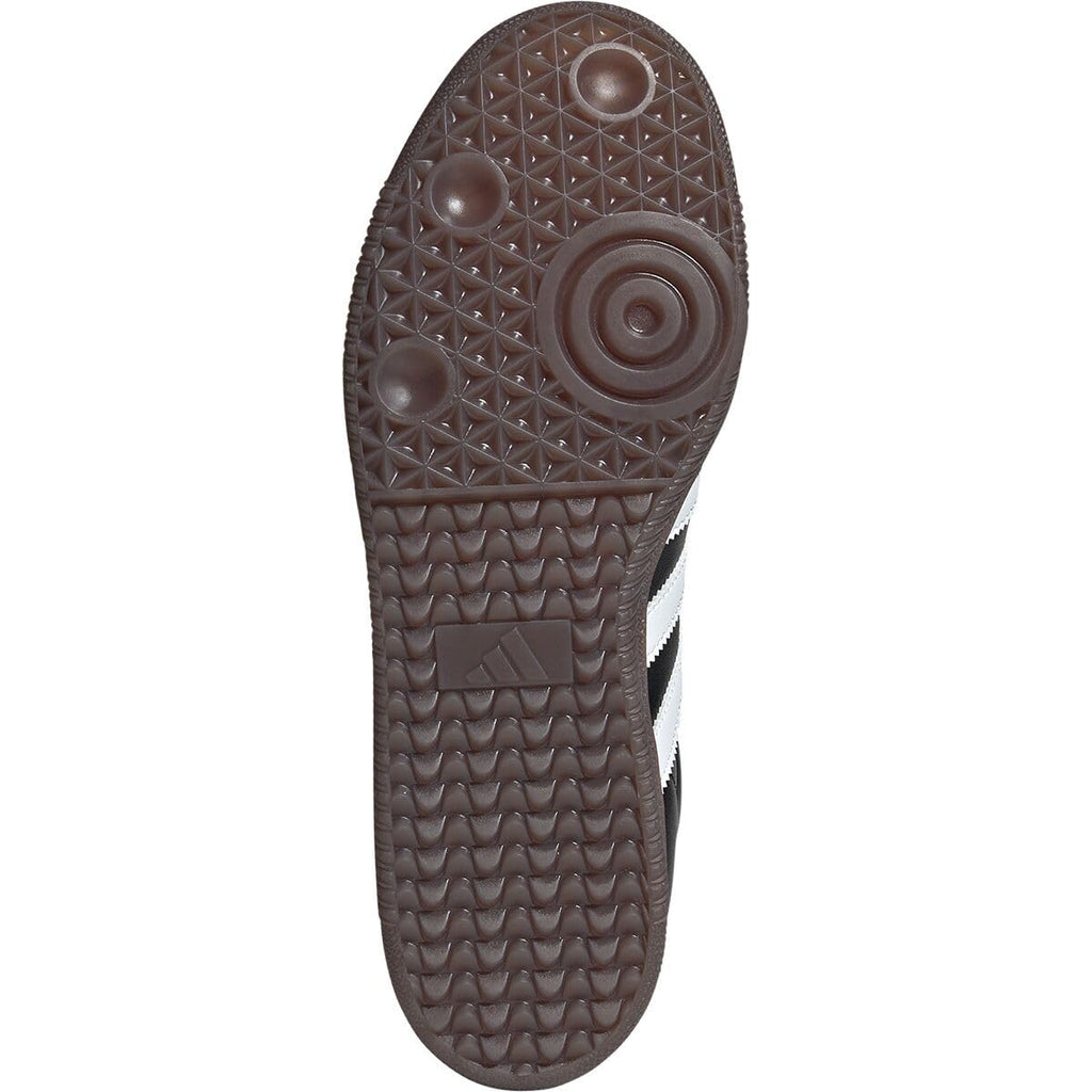 adidas Unisex-Adult Samba Indoor, Black/White/Vivid Red, 10