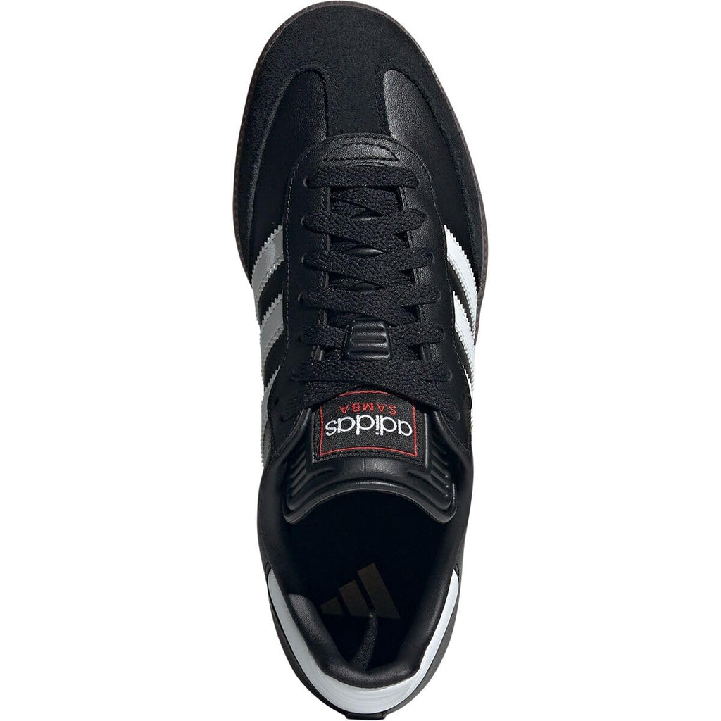 adidas Unisex-Adult Samba Indoor, Black/White/Vivid Red, 10