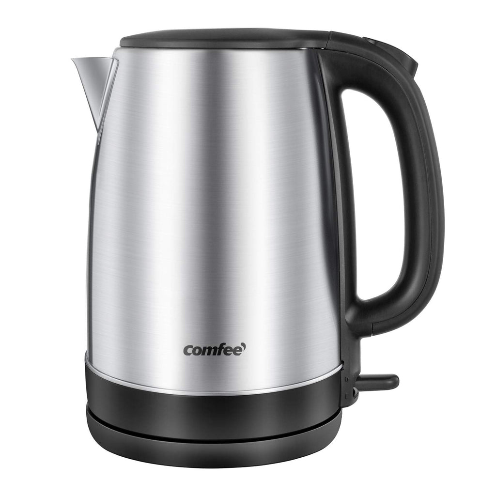 COMFEE' 1.7L Stainless Steel Electric Tea Kettle, BPA-Free Hot Water Kettle Electric with LED Light, Auto Shut-Off and Boil-Dry Protection, 1500W Fast Boil Electric Kettle - Image 1