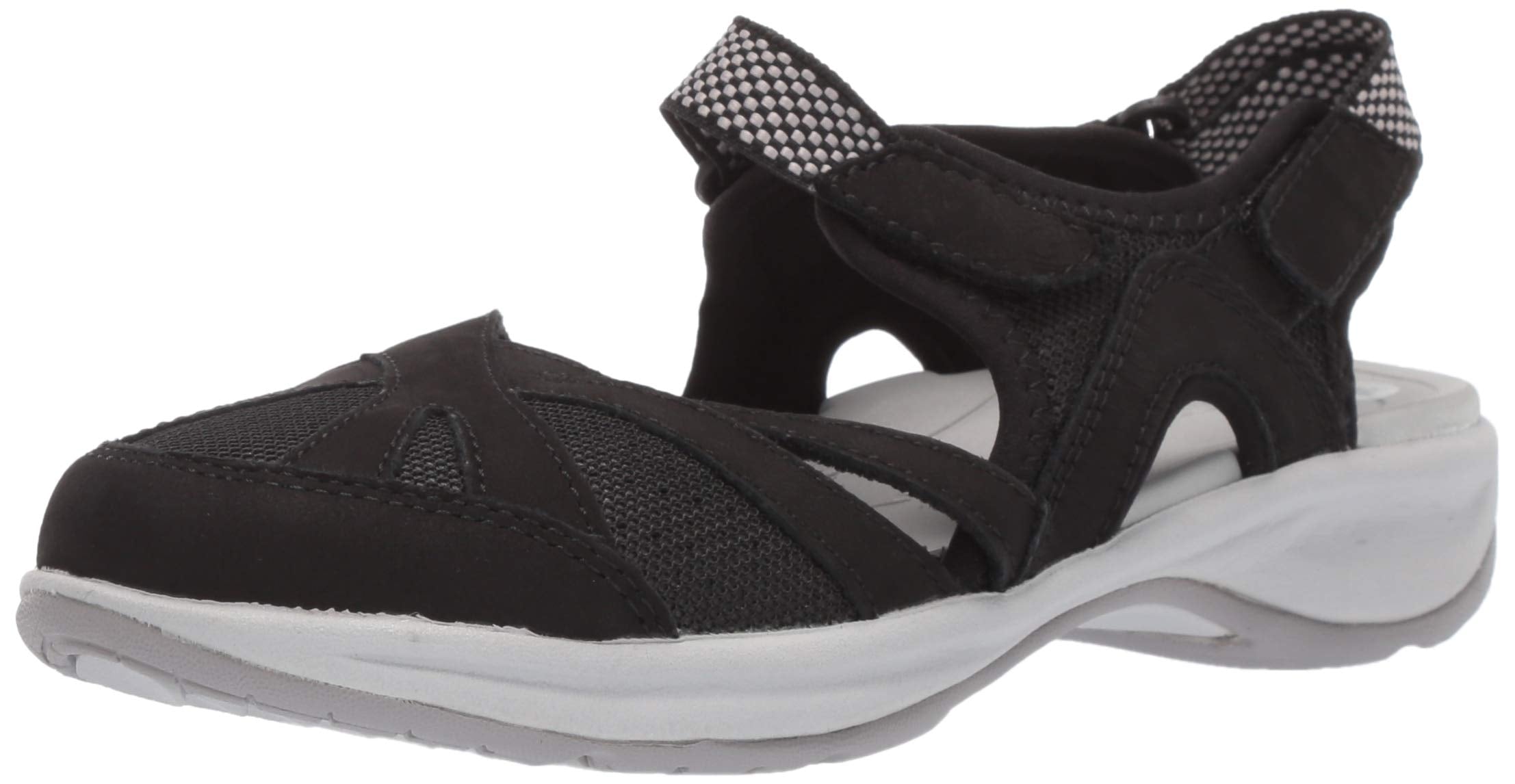 Easy Spirit Esplash Women's Sandal, 10 B(M) US, Black-White - Image 1
