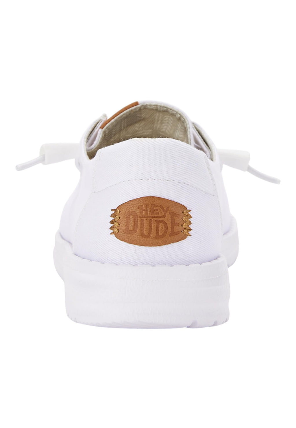 HEYDUDE Women's Wendy Canvas White - Image 3