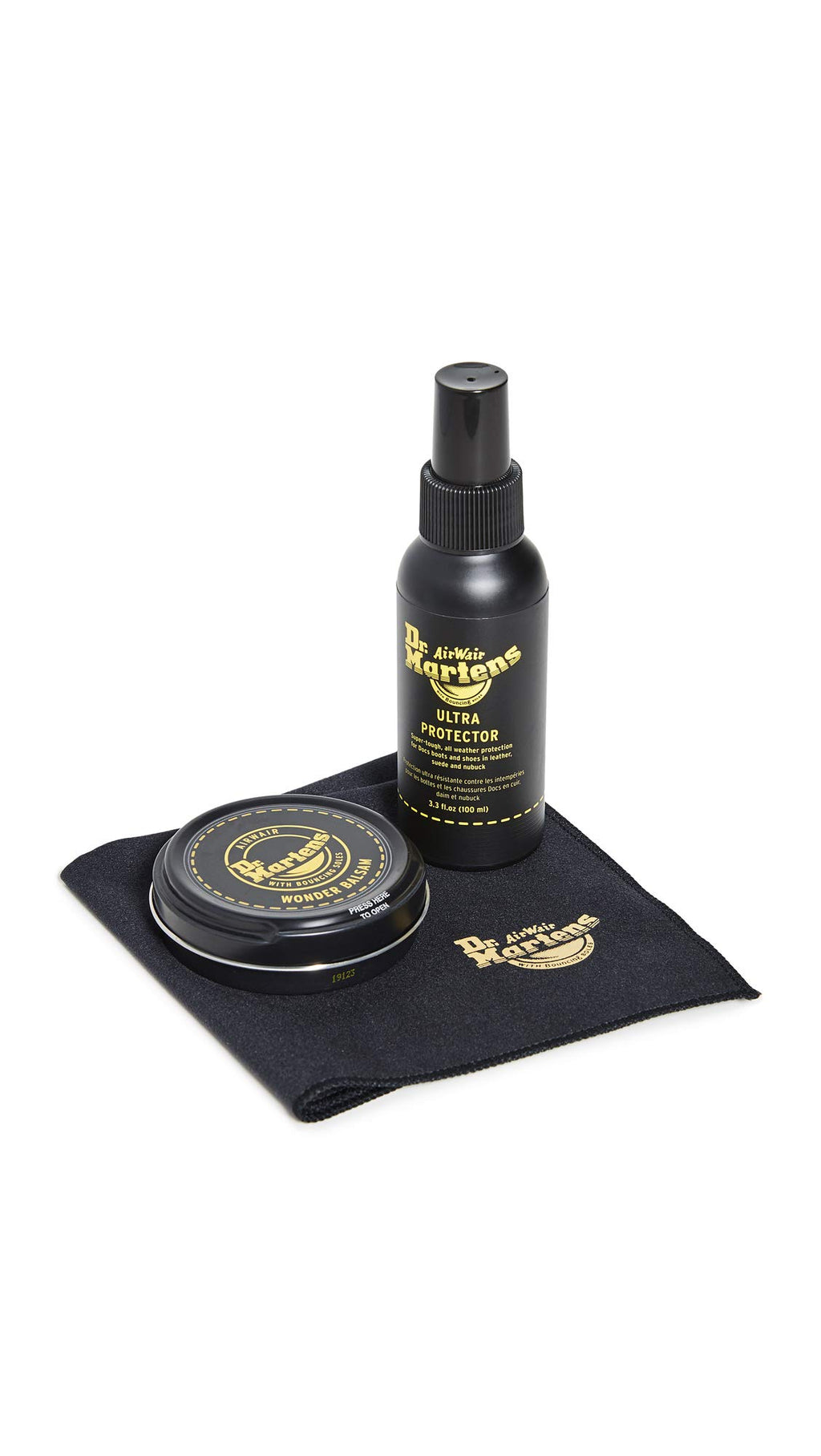 Dr. Martens Unisex's Kit 1 Shoe Care Product Set, Black, One Size - Image 1