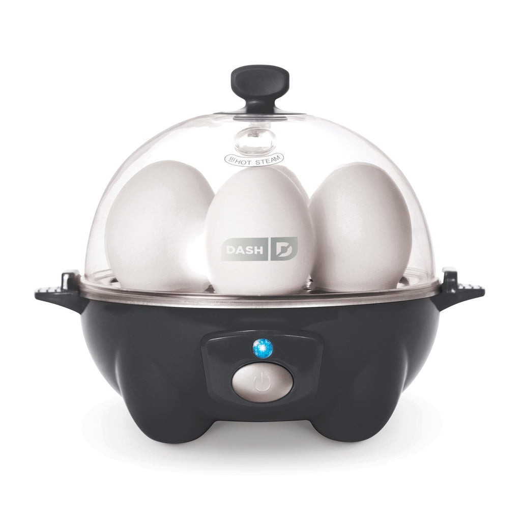 DASH Rapid Egg Cooker: 7 Egg Capacity Electric Egg Cooker for Hard Boiled Eggs, Poached Eggs, Scrambled Eggs, or Omelets with Auto Shut Off Feature - Black' - Image 1