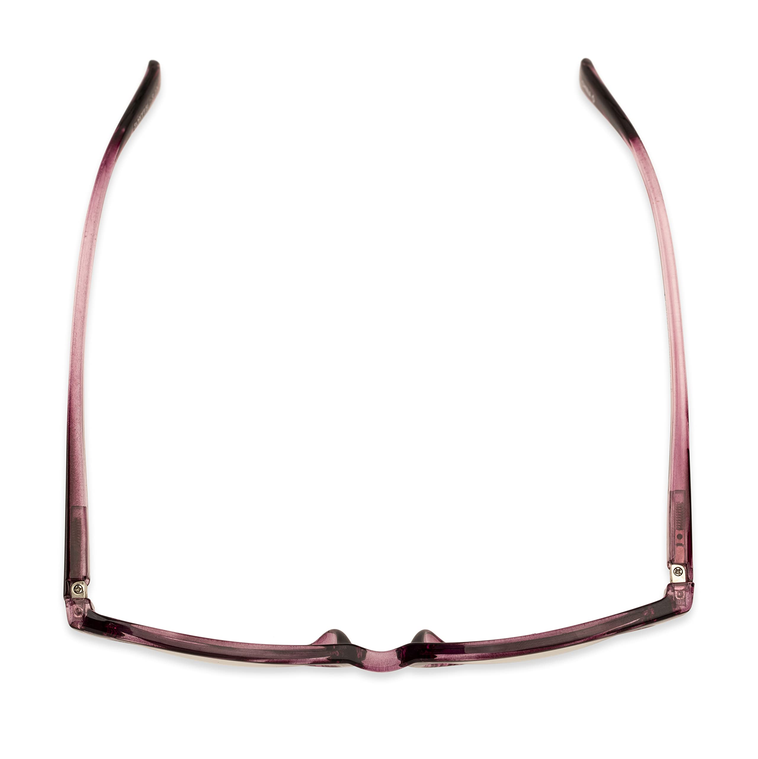 Foster Grant womens Elana Pop of Power Bifocal Style Blue Light Reading Glasses, Purple, 53mm US - Image 5