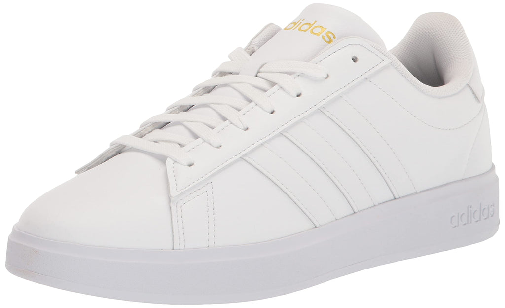 adidas Grand Court 2.0 White/White/Gold Metallic 7.5 B (M) - Image 1