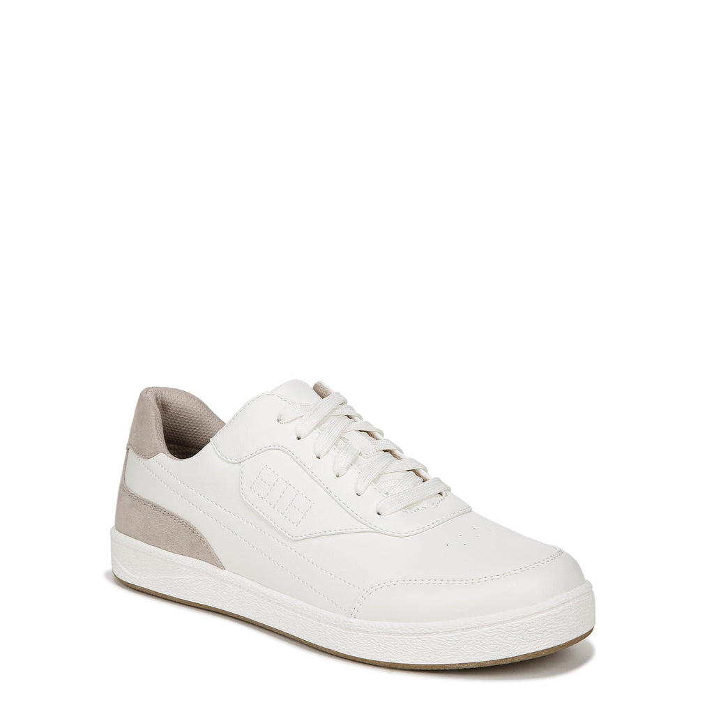Dr. Scholl's Mens Dink It Lace Up Sneaker Bright White Smooth 10.5 M - Image 1