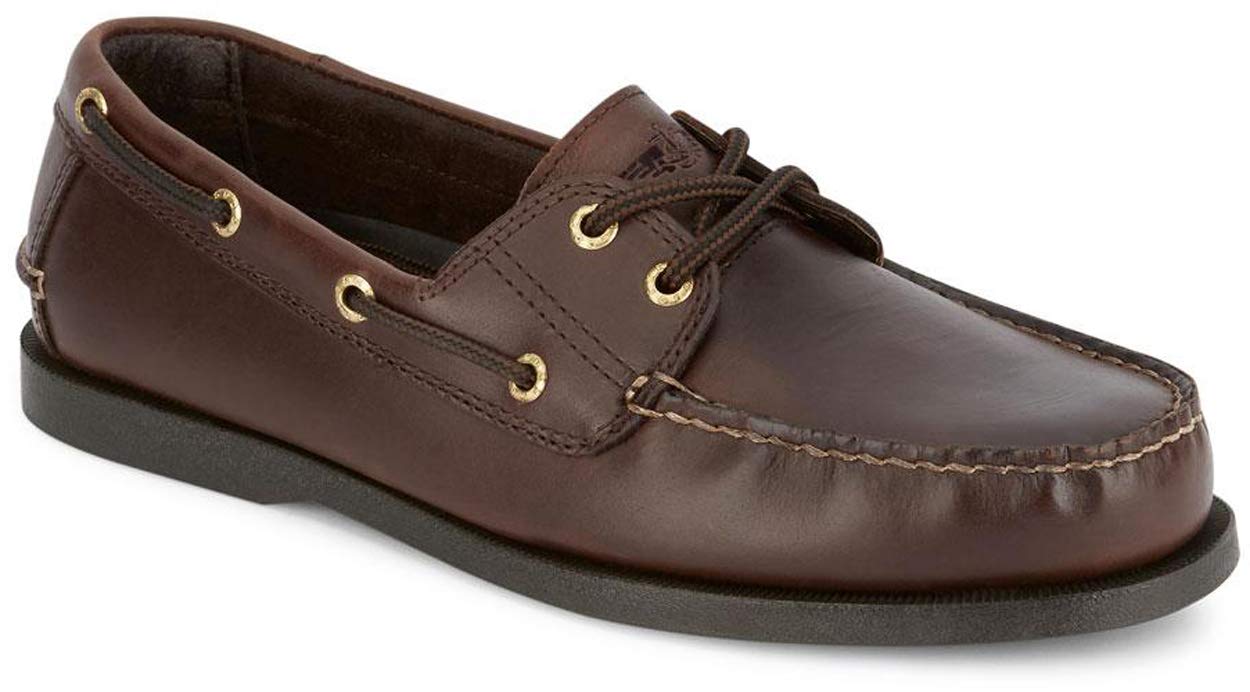 Dockers Men’s Vargas Leather Handsewn Boat Shoe,Raisin, 11 M US - Image 3