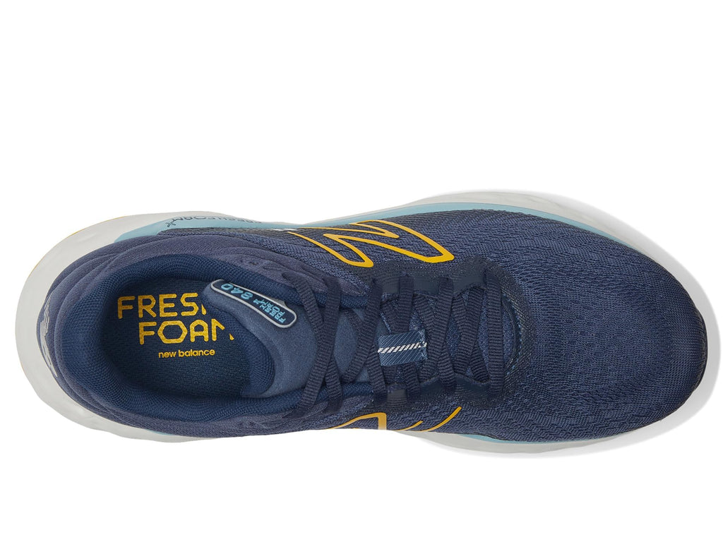 New Balance Men's M840FCE Running Shoe, Vintage Indigo/Ginger Lemon/Chrome Blue, 9 Wide - Image 2