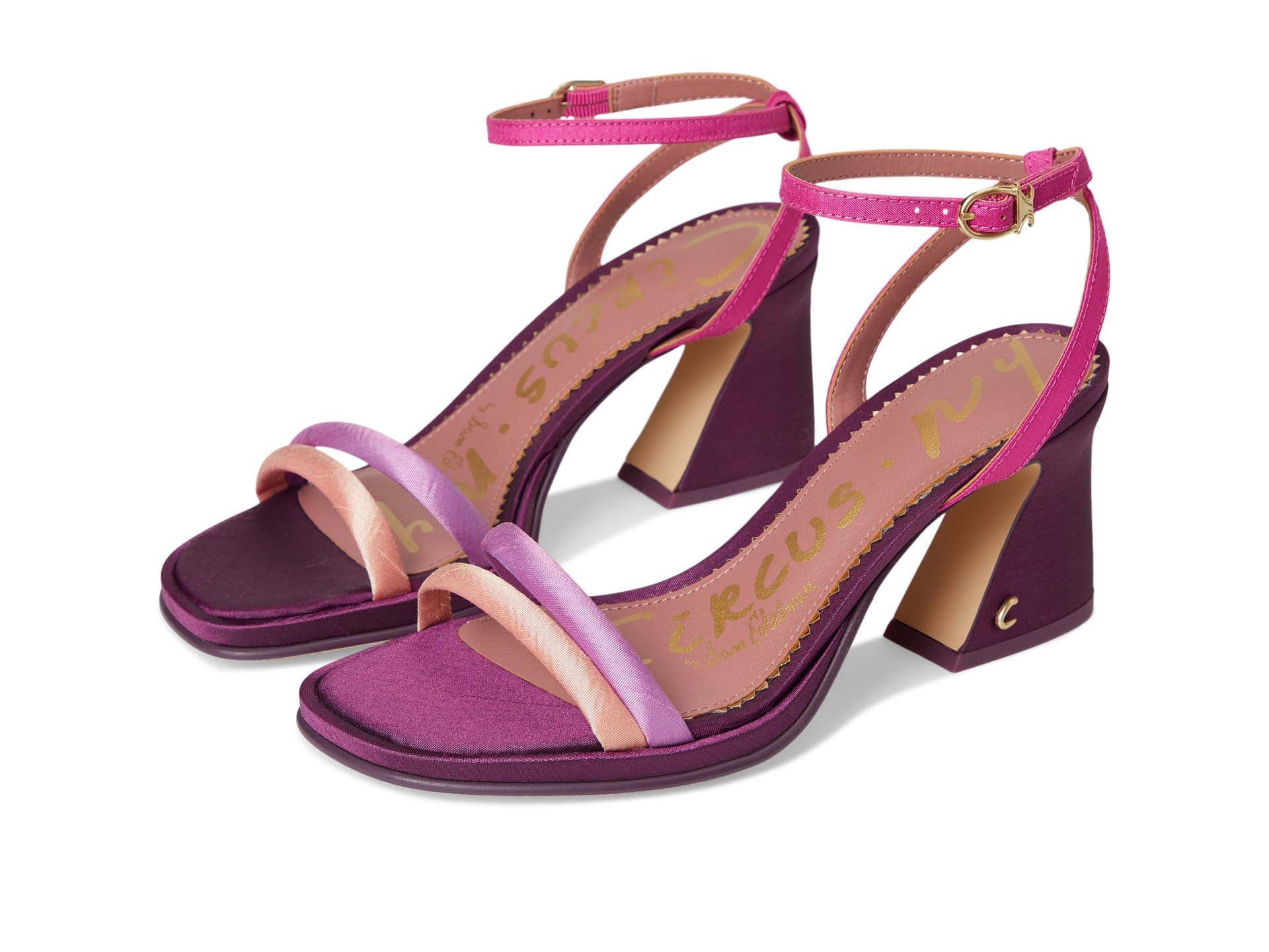 Circus NY by Sam Edelman Women's Holly Heeled Sandal, Blush/Lilac/Punchy Pink, 6 - Image 1