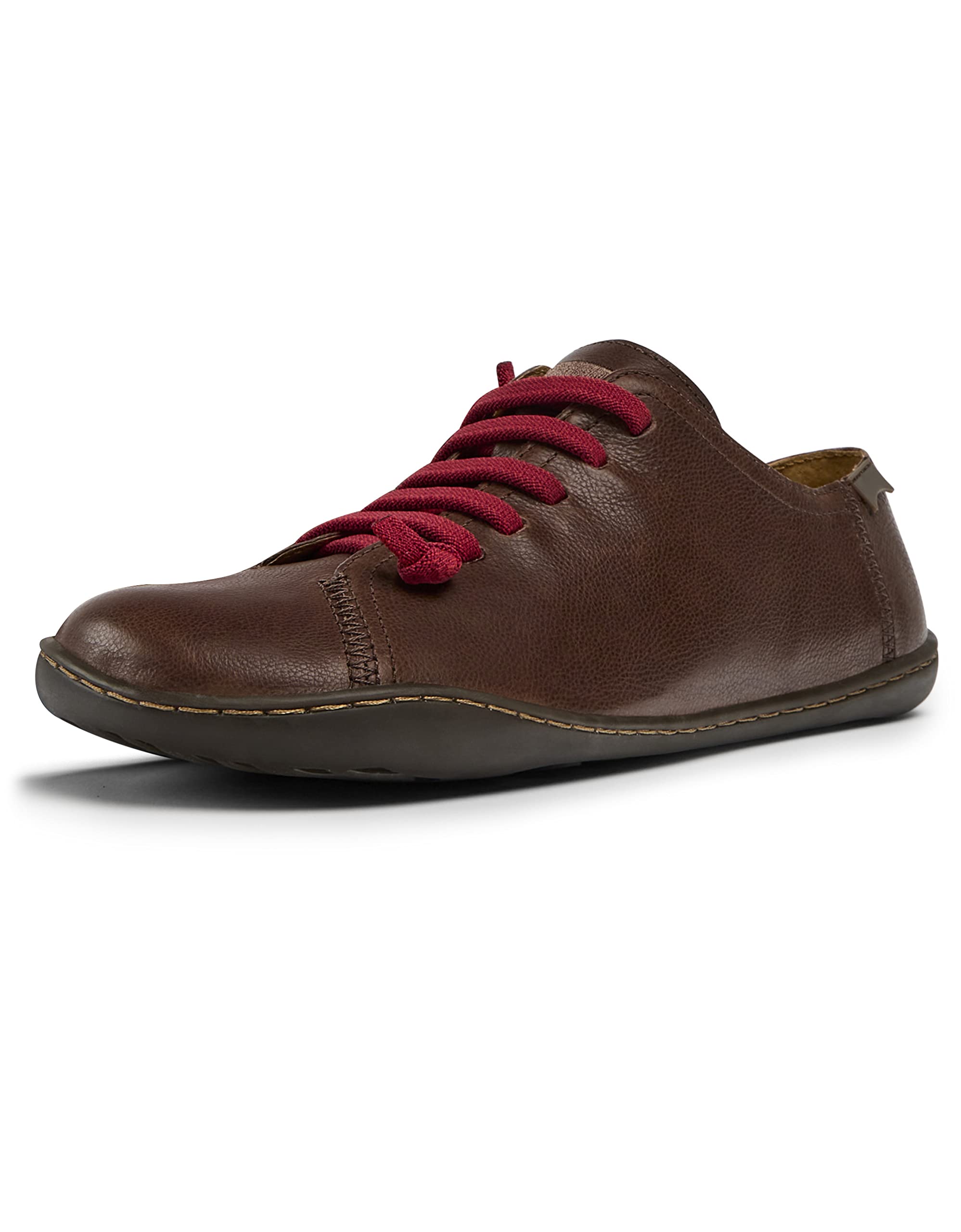 Camper Women's Basket Sneaker, Dark Brown 020, 6 - Image 1